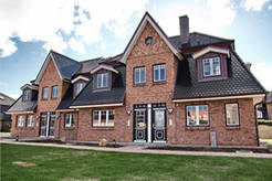 Haus Nordmark im Sommer,